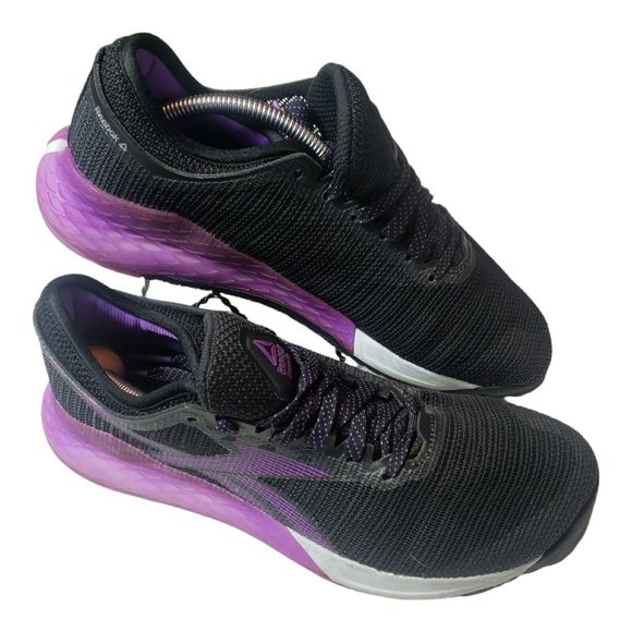 Reebok Crossfit Nano  Womens Size 9.5 Purple Black - Picture 1 of 8